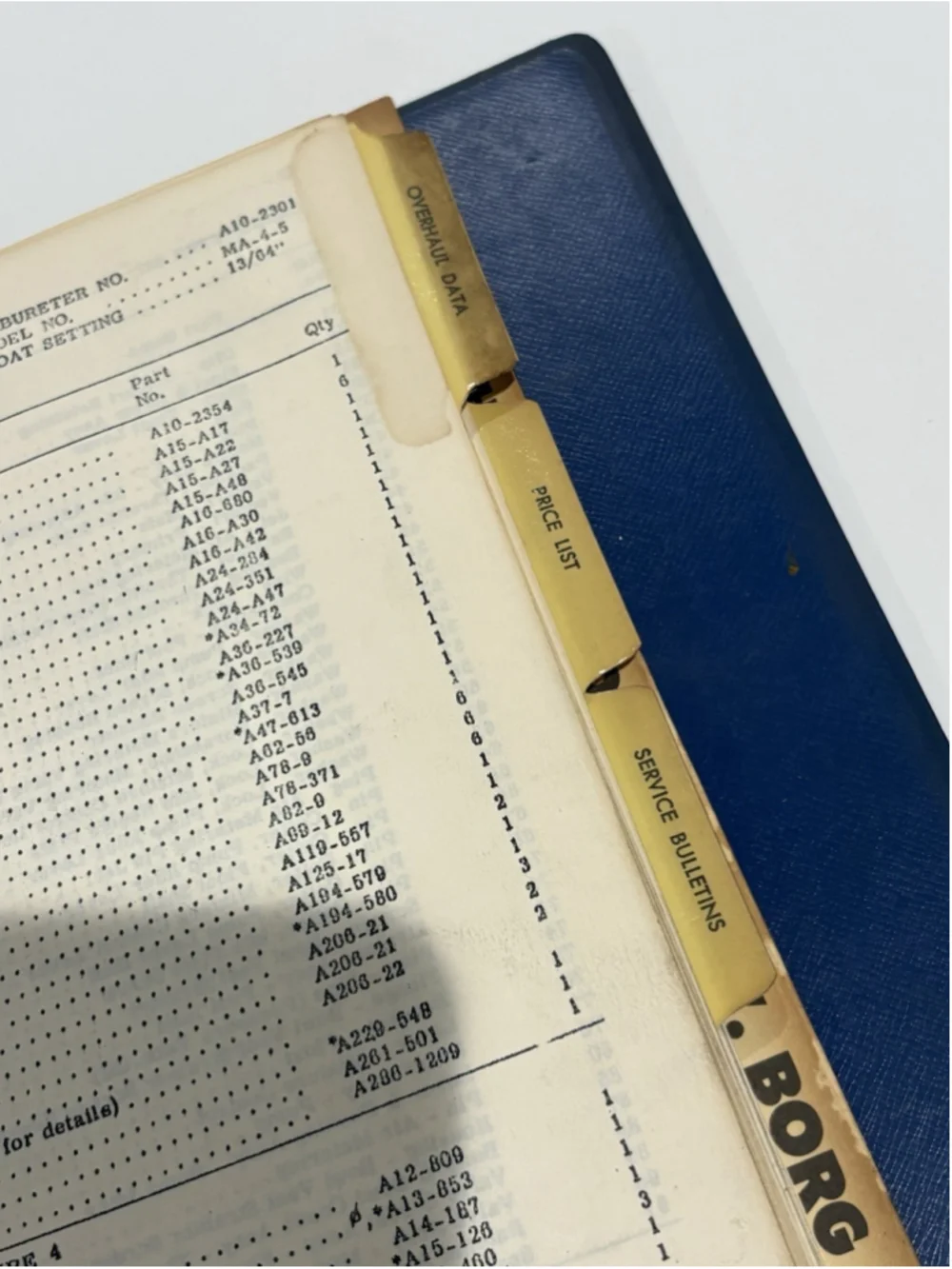 Marvel-Schebler Aircraft Carburetor Parts Manual MA-4-5 Continental Lycoming